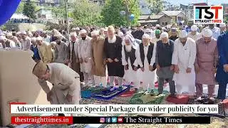 DC Doda Harvinder Singh exchange Eid ul Fitre Greetings with People of Doda after Namaz at Eidgah