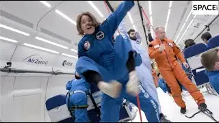 Mid-air 'moonwalking' on parabolic flight & more in mini-doc trailer