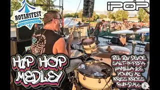 Hip Hop Medley (DRUM CAM) - Salt-N-Pepa, Vanilla Ice, Young MC & More | Chicago Cover Band Drummer