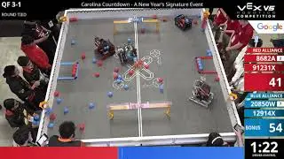 Carolina Countdown - HS : Carolinas - QF #3-1 - 8682A & 91231X vs 20850W & 12914X - Auton + Driver