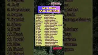 Arti nama anak laki-laki #shorts #namaanak #nama #lakilaki #boy #shortsvideo
