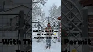 🇷🇺RUSSIA OPEN WORK PERMIT 3YEAR