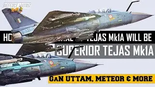 97 Tejas Mk1A will be Superior LCAs with GaN Uttam, Meteor & More | हिंदी में