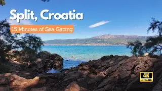 15 Minutes of Sea Gazing | Adriatic Calm in 4K 🌊🐾
