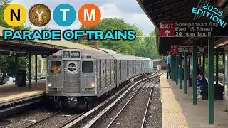 NYTM Parade of Trains 2025 | NYC Subway (6/7/25)