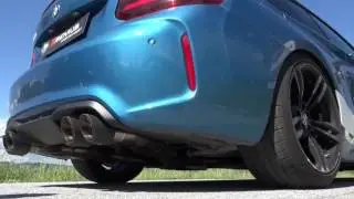 BMW M2 F87 with REMUS cat back system Motech Performance