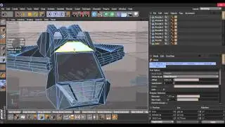 CreativeConcept Project - Space Ship Speed Modeling Cinema 4D