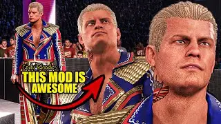 Cody Rhodes Entrance / GFX & Theme Song / WWE 2K22 Mods