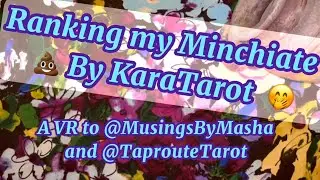 Ranking my 💩 Minchiate 🤭 - a VR to @musings_by_mascha 🌸🌿& @TaprouteTarot 💋 