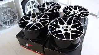 диски Japan Racing jr18 r19 8.5j 9.5j gloss black/machined 5x108 5x112 5x120