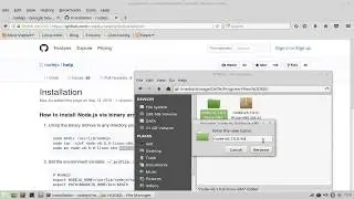How to install nodejs and npm using binary file .tar.xz