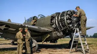 Немецкие инженеры изучили захваченный двигатель P-47 мощностью 2 000 л.с., а затем поняли, что не...