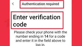 Pinterest Fix Authentication required | Enter verification code & Login Problem Solve in Pinterest