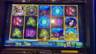 Massive win with loads of re-triggers on lord of the ocean &pound;5 max bet