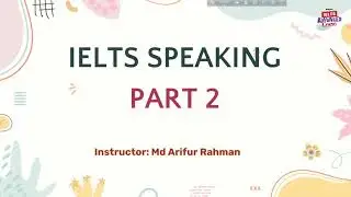 Speaking module class-05 || IELTS Speaking || Cue card (Describe Object)