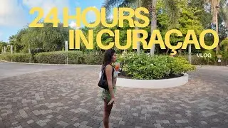i spent 24 hours at an all inclusive in cura&ccedil;ao🌴🌞 | hotel room, beach, food, & vibes