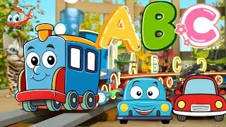 🎵 The Alphabet Adventure with Alice and Shawn the Train! | Learn Letters and Words | BOO CAR 🚂✨