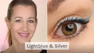 Mehr Farbe, mehr Frische: Augen-Make-Up mit Lightblue & Silver