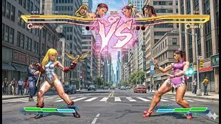 Street Fighter X Tekken | LİLİ & CAMMY VS CHRİSTİE & CHUN-Lİ (Hardest) - Street Fighter X Tekken