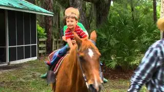 Kids Ranch Vacation: A Horseback Ride in Central Florida.