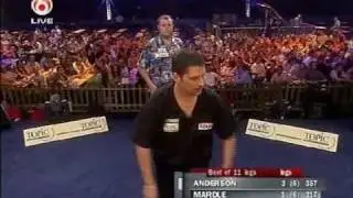 Gary Anderson vs Wayne Mardle Part 2 - 2007 International Dart League - 1st Round