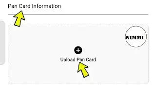 How to Update PAN Details in Nimmi Carpenter Coupon App