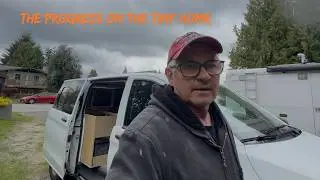 Tiny home mercedes metris conversion progress