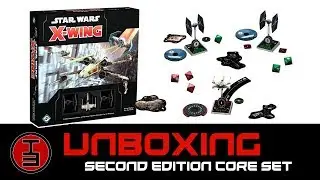 Распаковка и обзор основного набора Star Wars X-Wing Second Edition 2.0
