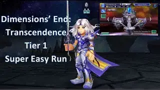 DFFOO Dimensions End Transcendence Tier 1 | Crucible 1, 2 and Reckoning