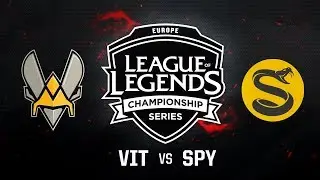 VIT vs. SPY - Week 10 Game 1 | EU LCS Summer Split | Team Vitality vs. Splyce (2017)