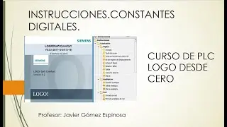 6#vídeo Curso PLC Logo .Constantes digitales