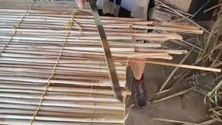 Artesanato com Taboa: Esteira de taboa - parte 4 (aula 13)