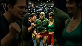 Hulk's 😂 wife wants a new bike | Hulk AI video #ai #hulk #funny #shorts