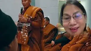 Walk for world peace and westerners people #Dhamma #mindfulness 