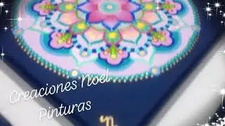 Mandala Pintada a mano CREACIONES NOEL PINTURAS