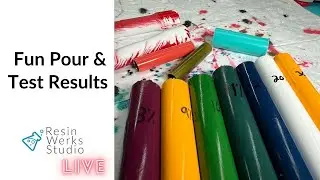🔴Replay: Resin Casting Pigment Test Results & a Fun Pour| Episode 334