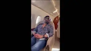 Ajay Devgn in his private Jet with Rakulpreet