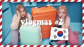 PACKING FOR SOUTH KOREA ❄️ VLOGMAS FROM SOUTH KOREA (not yet) #2