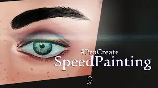 Eye Speed painting #Procreate
