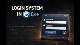 I built a LOGIN SYSTEM in C++