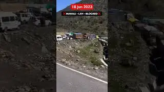 Manali Mein Taiphik Jaam|Traffic Jam In Manali 😱#shorts #manali #traffic