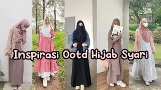 INSPIRASI OOTD HIJAB SYARI, OOTD HIJAB REMAJA + link produk.