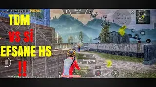 PUBG MOBİLE  TDM vs efsane hs 16-10 yendim 