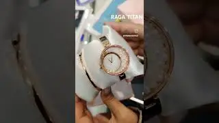 Titan Raga power pearls quartz analog white dial with loose pearls metal strap watch for womens❤️❤️