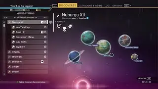 S Class Gray & White Sentinel Interceptor in System with 3 Corrupted Planets.