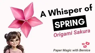 Origami Sakura. A Whisper of Spring. 🌸