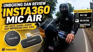 EXTERNAL MIC FOR VLOG/MOTOVLOG ‼️INSTA360 MIC AIR | JUST REVIEW