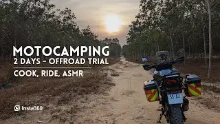 Silent Camping by a Rocky Stream in Vietnam | Ride, Cook & Camp
