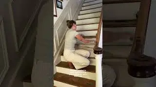 The perfect DIY for fall 🍂 #staircase #stairs #diyproject #homeproject #cottagecore #vintagestyle