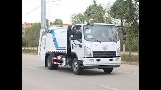 SHACMAN SAGMOTO X9 4x2 Swing arm Refuse Compactor Truck